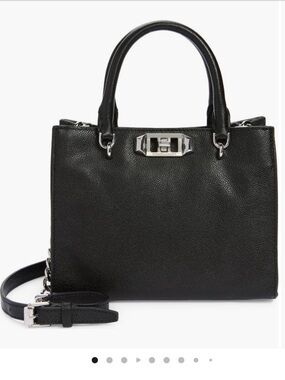 Rebecca Minkoff Amour Mini
Tote Black Leather Crossbody